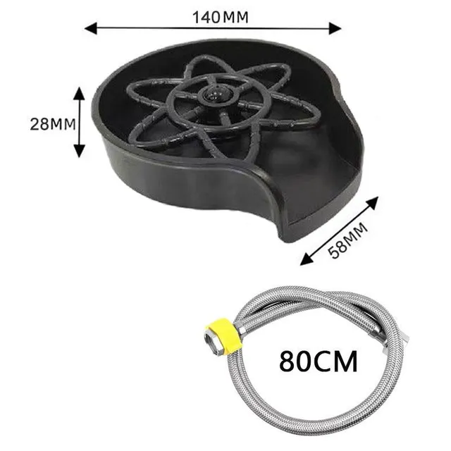 Automata üvegkupa mosógép nagynyomású konyha Sink Rinse Machine Bar Cup Cleaner sörösüvegek Tea kupa Takarító szerszámok