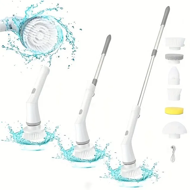 7-piece Electric Rotary Cleaner - No cable