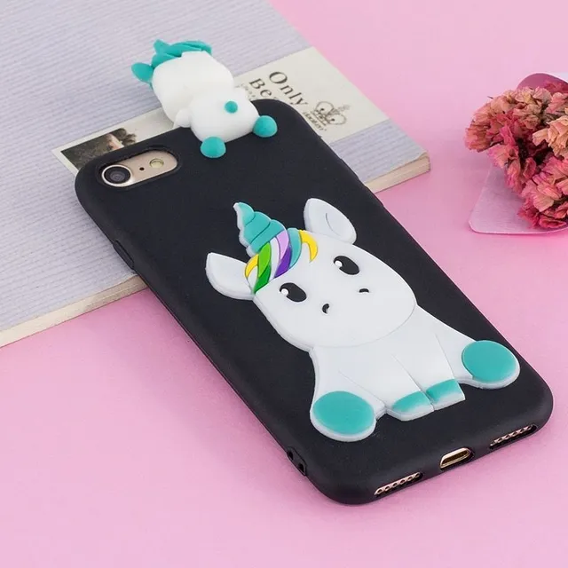 Husă drăguță pentru iPhone Unicorn