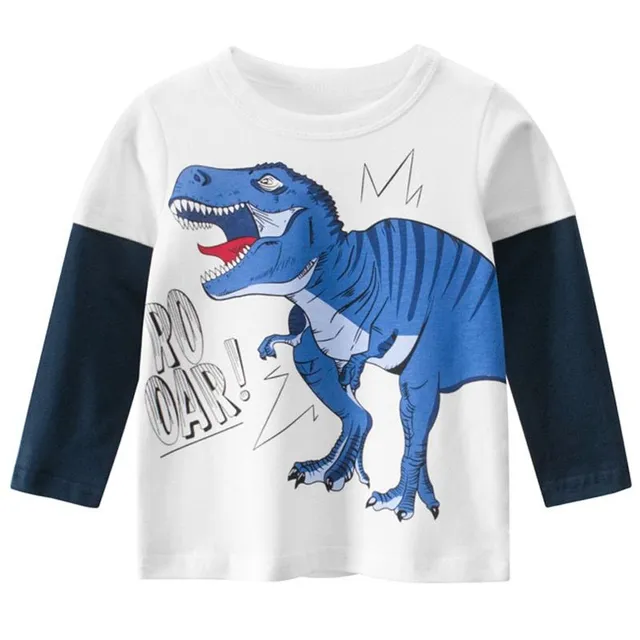 Jungen Baumwoll T-Shirt mit Dinosaurier