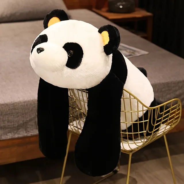 Large plush panda pillow - cute pet for your living room and bedroom