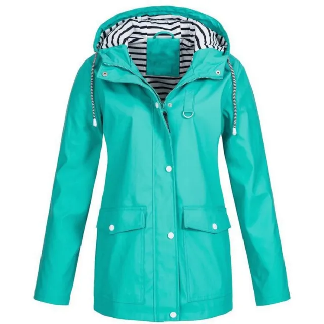 Insulated longer women's parka style jacket