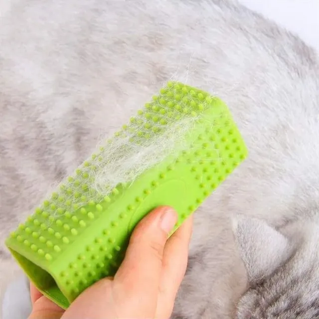 Silicone hair remover Massage brush for hair combing Silicone brush for dogs and cats