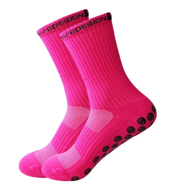 Unisex anti-slip socks for football, basketball and hockey