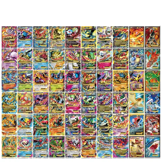 Zberateľské svetlé karty Pokémonov - 20/50/60 k
