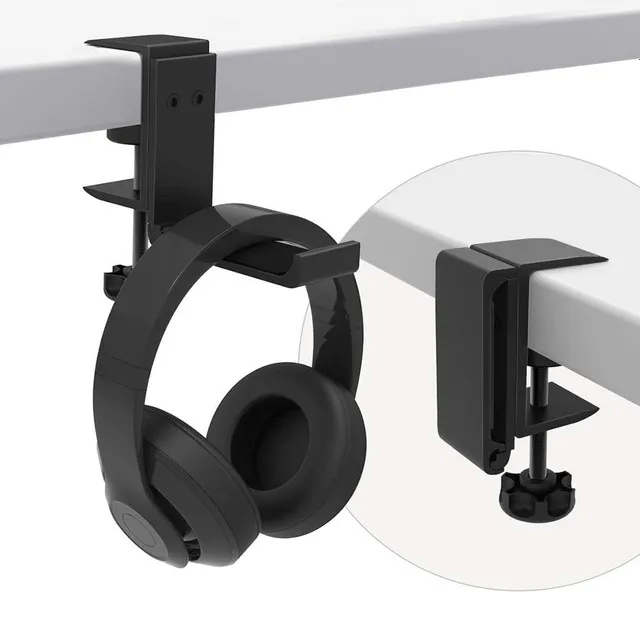 Universal adjustable alloy folding stand for headphones