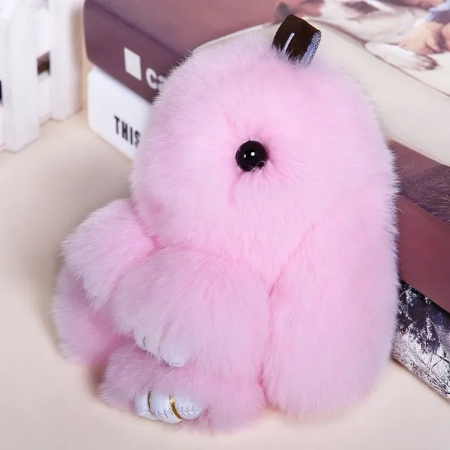 Plush keyring in the shape of a bunny