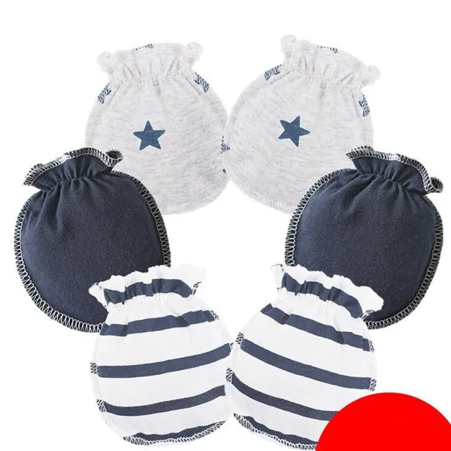 Baby gloves 3 pairs