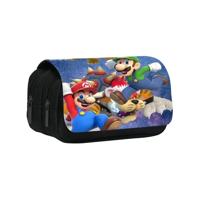 School pencil case with Super Mario motifs