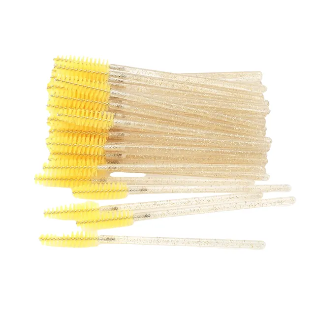 Eyebrow brushes and eyelashes 50 pcs