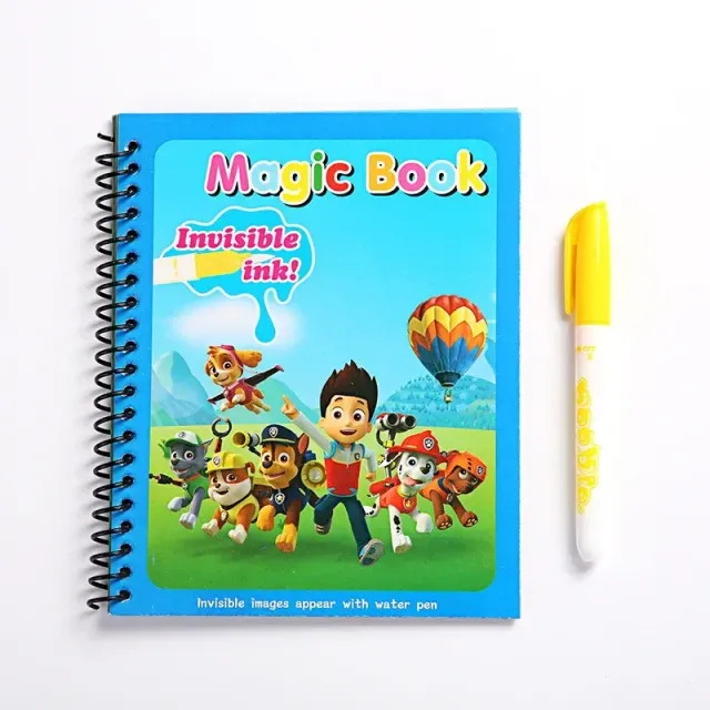 Block for drawing with motifs paw patrol and set of printers Paw patrol