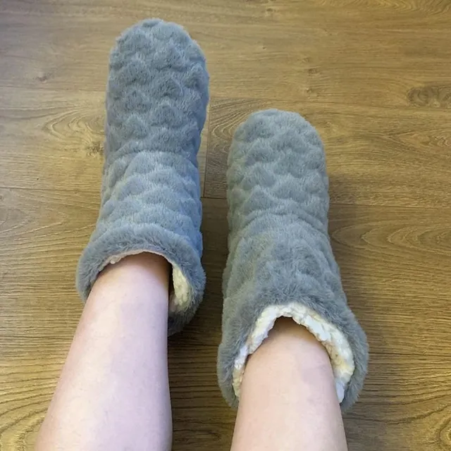 Unisex warm non-slip winter socks with wool interior Wallace