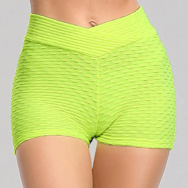 Women's Elastic Fitness Shorts with High Waist - Collection 2022