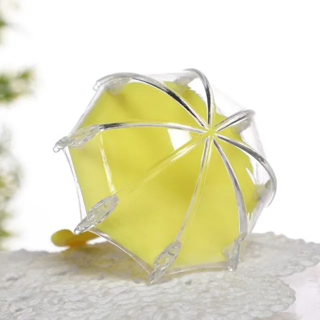 Plastic candy box in the shape of an umbrella 12 pcs