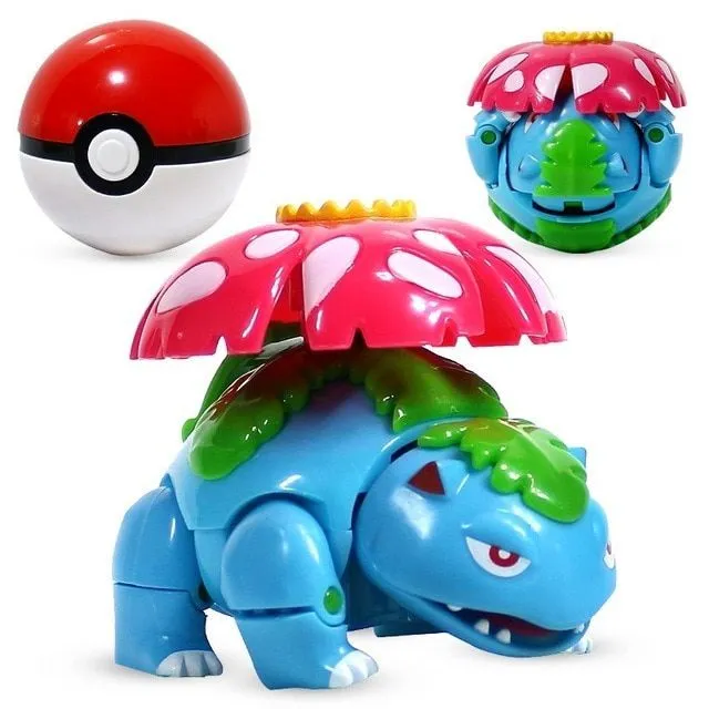 Urocze figurki Pokémonów + pokeball