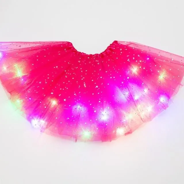 Skirt with LED lights