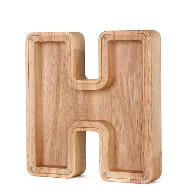 Design box in letter shape - whole alphabet, wood processing