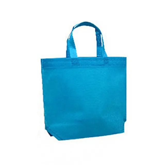 Handy single color shopping bag without printing made of durable material Lew