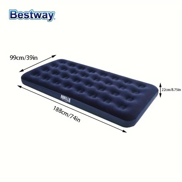 1ks Soft Air Mattress, Wet Washer To Stan, Prenosné Air Bed for Travel, Kemping, Domáce použitie