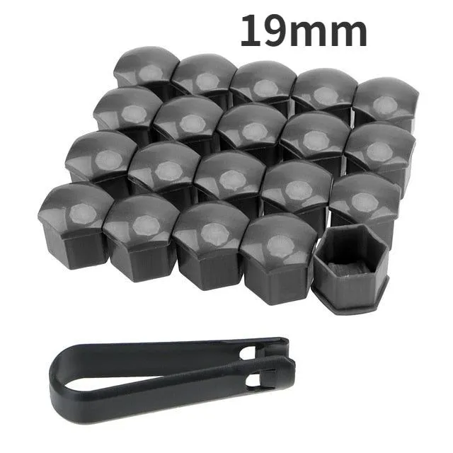 Love615---19/17mm 20pcs/car wheel nut cover set