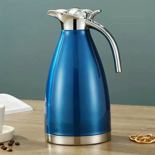 Carafe isotherme en acier inoxydable à double vide 2L