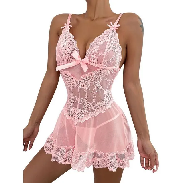 Ladies sexy lace nightgown