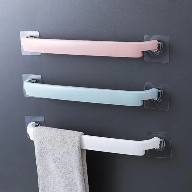 Self-adhesive wall mount for towels Jeanice