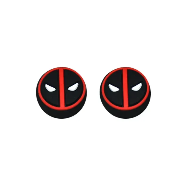 Practical playstation covers for gaming joystick with theme of actor superheroes - 1 pair