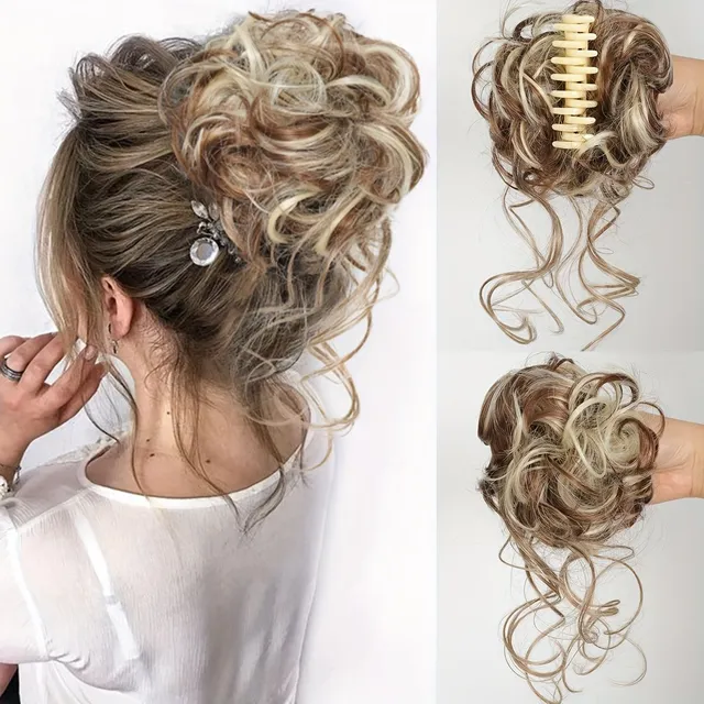 Women's synthetic hair - tousled bun