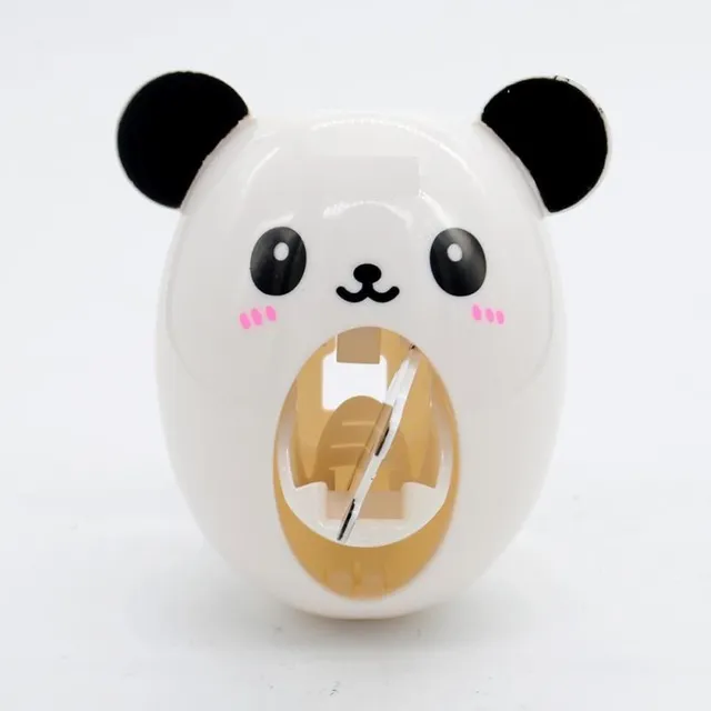 Toothpaste dispenser with animal motif