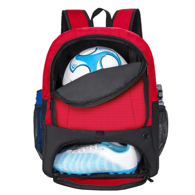 Sports backpack for the ball with space for shoes for youth