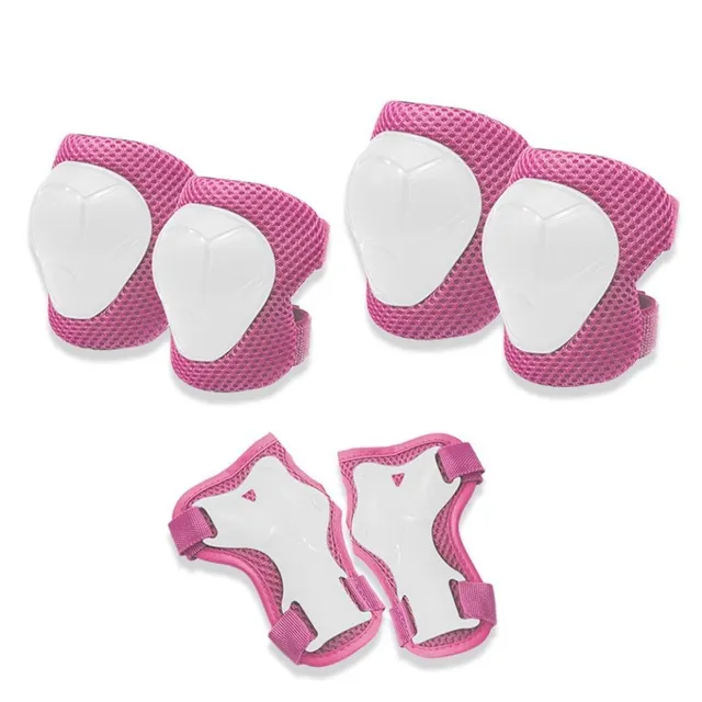 Kids original colourful modern knee and hand pads for roller skating