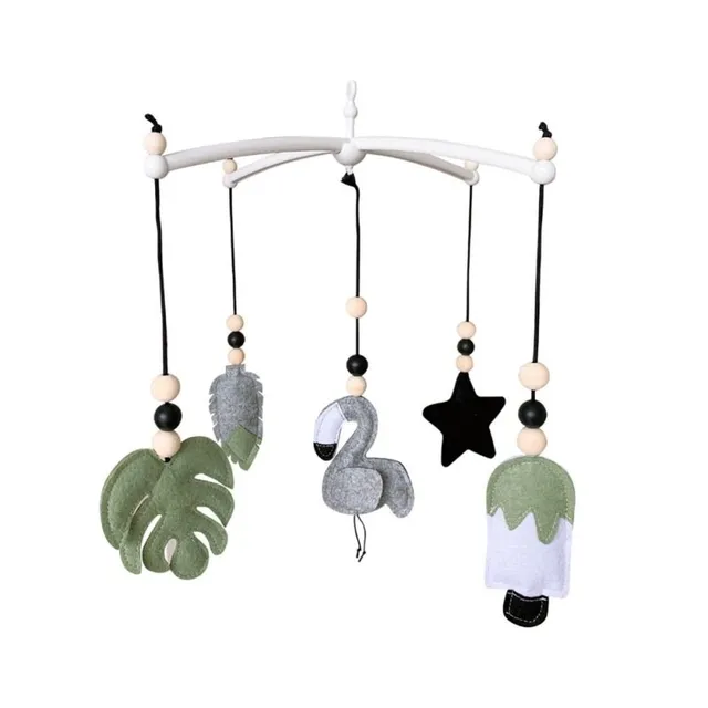 Cute decoration above the crib - baby carousel