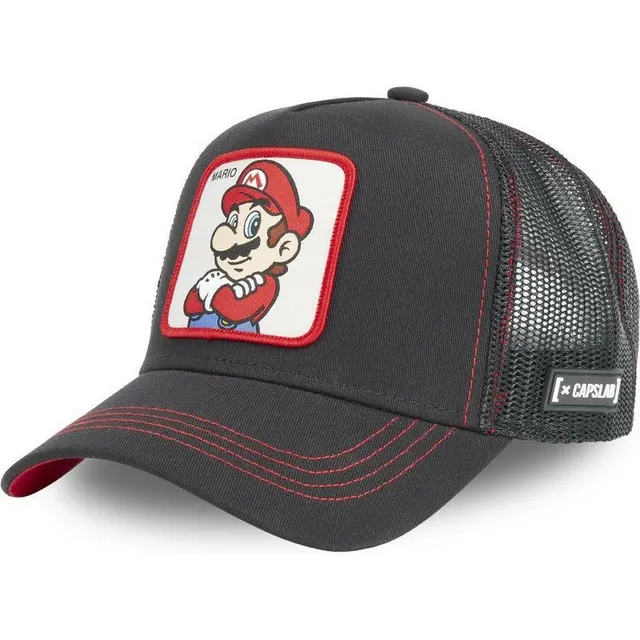 Unisex hálós kupak Super Mario motívummal