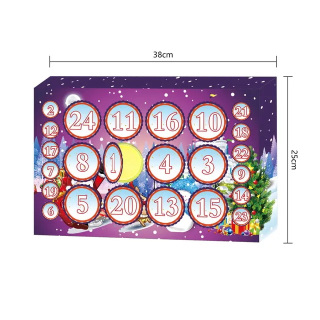 Children's Christmas advent calendar with slime (V1)