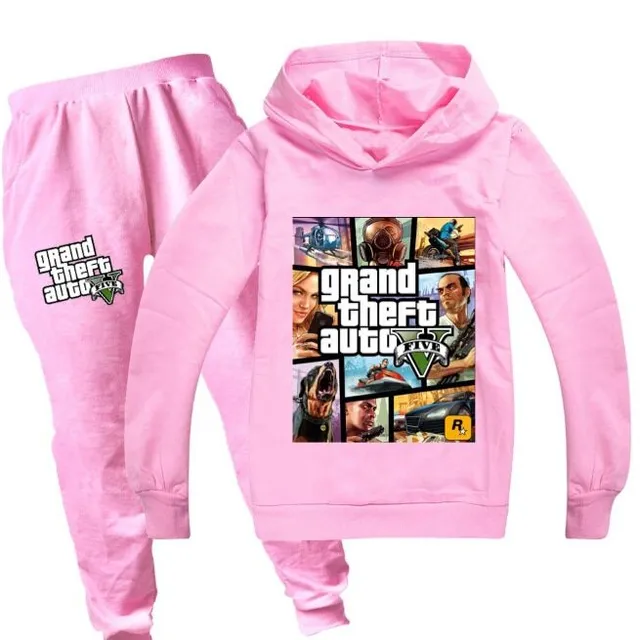 Children's training suits cool with GTA 5 prints