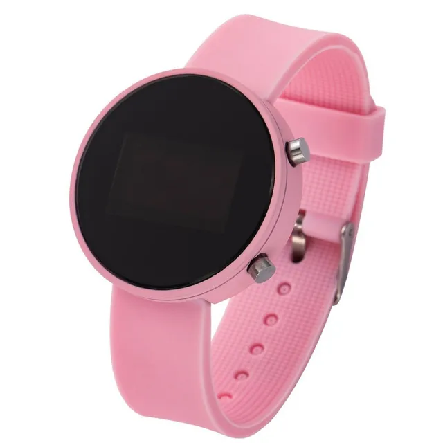 Trendy unisex watch with LED light Polly