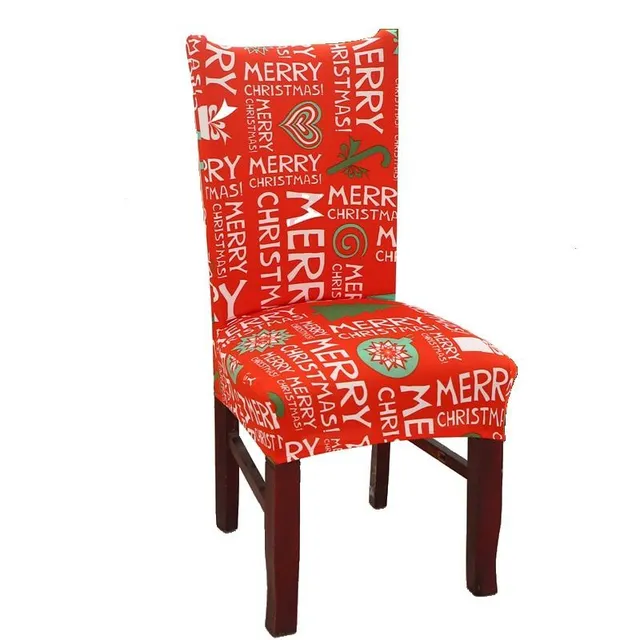 Husă elastică de Crăciun pentru scaun de bucătărie