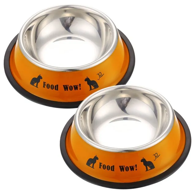 Stainless steel bowl for dogs and cats