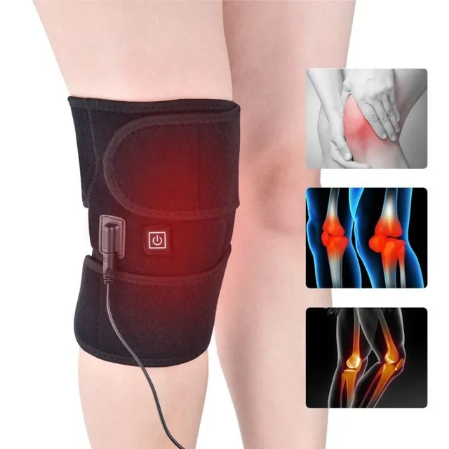 Electric heating jacket for knee with hot compressor, moxing, self-heating function, warm and protective - for seniors