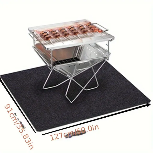 1 Pièce, Tapis de Grill, Tapis Résistant à la Chaleur, Tapis Antiadhésif