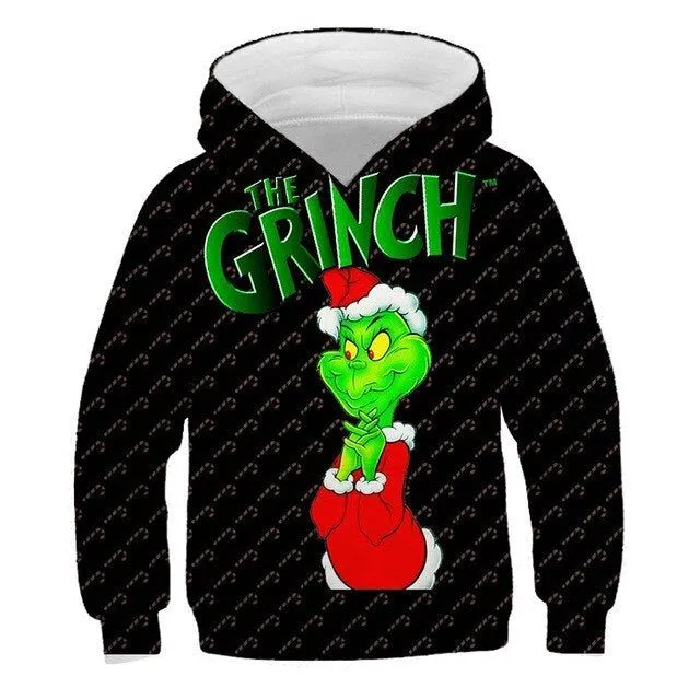 Sweat Grinch pour enfants - plus de variantes