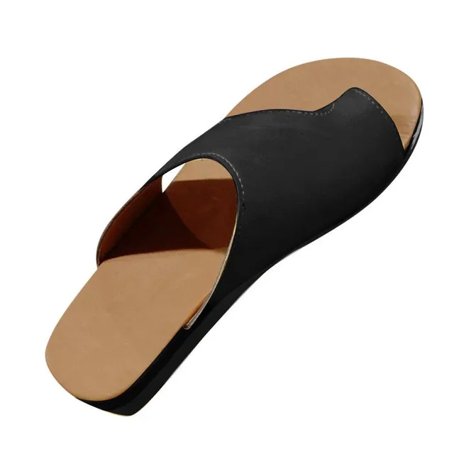 Comfortable orthopaedic sandals in black