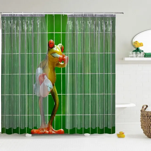 Funny shower curtain