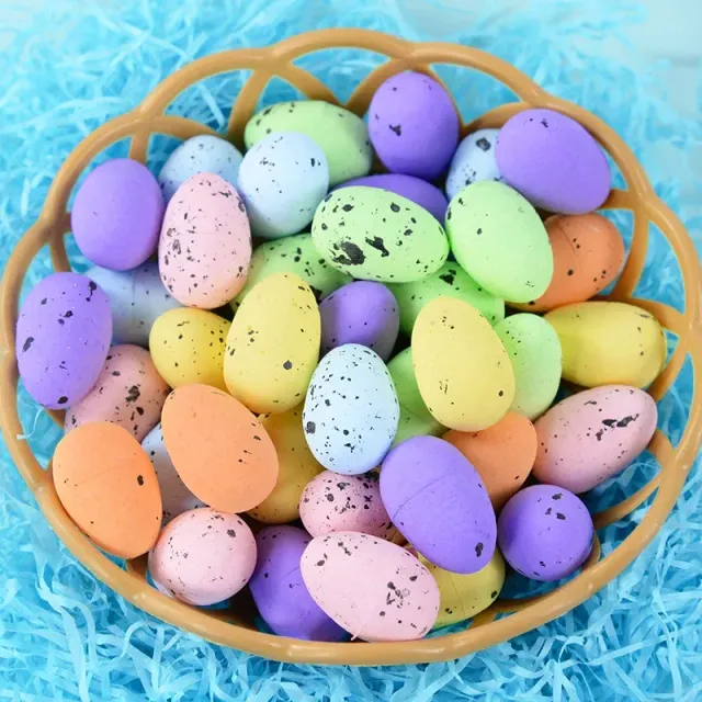 20/50 pcs colorful mini Easter foam eggs - set for decoration