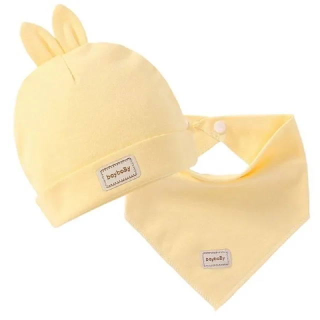 Baby hat and bib