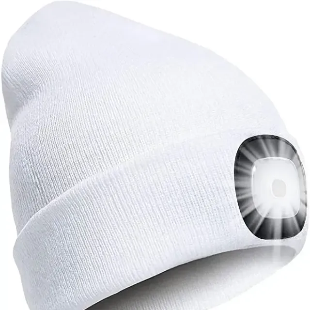 Luminous cap with LED flashlight - Comfortable headlamp for hands-free illumination