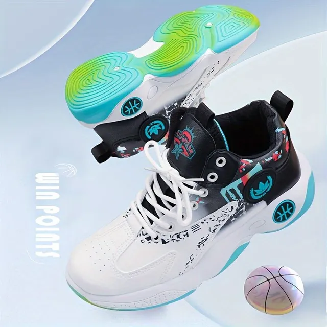 Trends of men's basketball shoes dampening shocks, durable, non-slip for outdoor activities of men