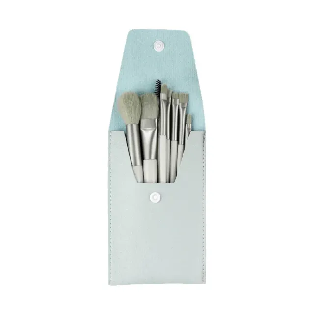 Set of soft cosmetic brushes for perfect make-up