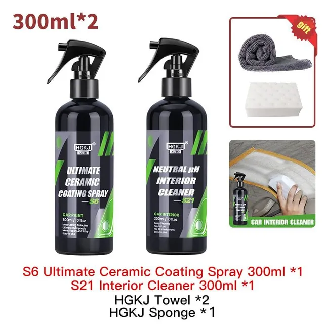 9H Ceramic Coating Hydrochromo Paint Care Nano Top Quick Coat Polymer Detailing Protection Liquid Wax Car Care HGKJ S6